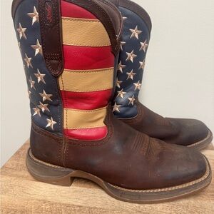 American Flag Cowboy Boots Durango brand from boot barn men’s size 11D